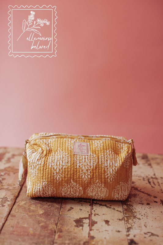 Jaipur Keepsake Cosmetic Bag - Marigold