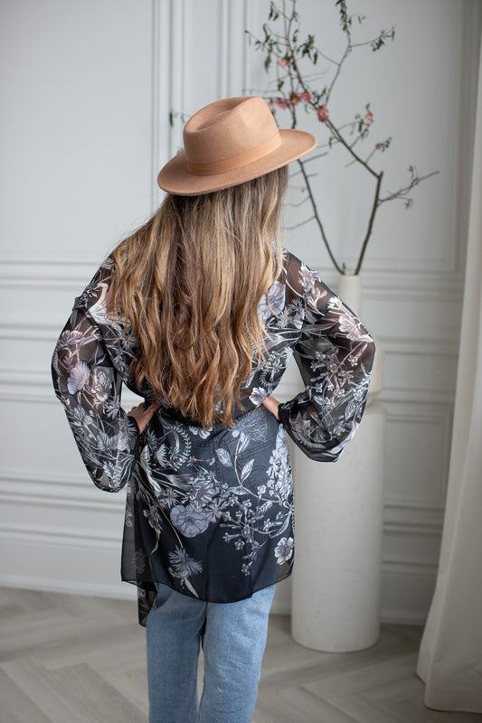 Fleetwood Jacket : wild bloom - M I D N I G H T