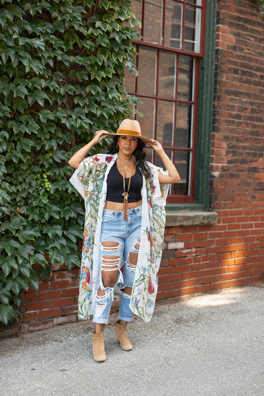 Duster: Wild Bloom Kimono - MULTI
