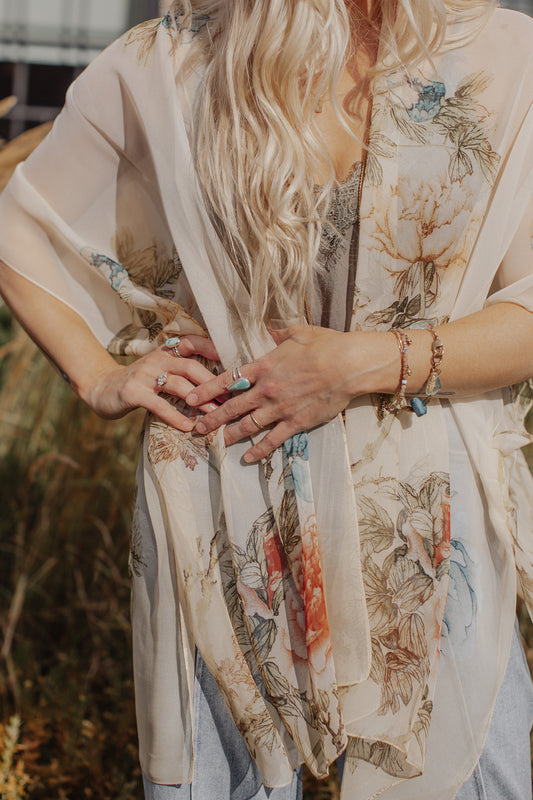 Fleetwood Kimono - Latte