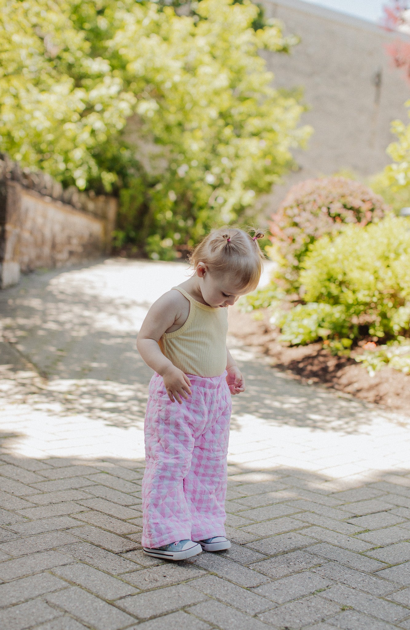 Strawberry Milk Quilted Pants