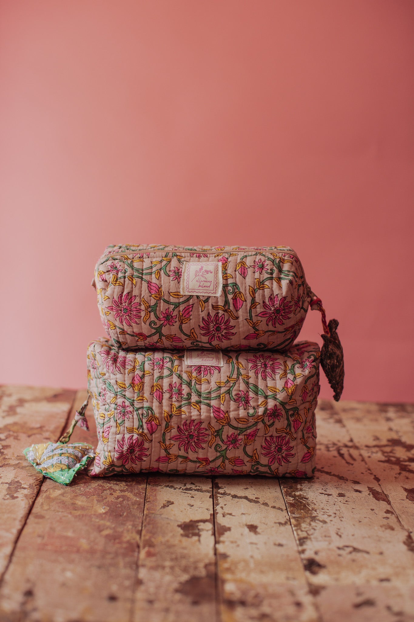 Jaipur Keepsake Cosmetic Bag - Emerald Bloom