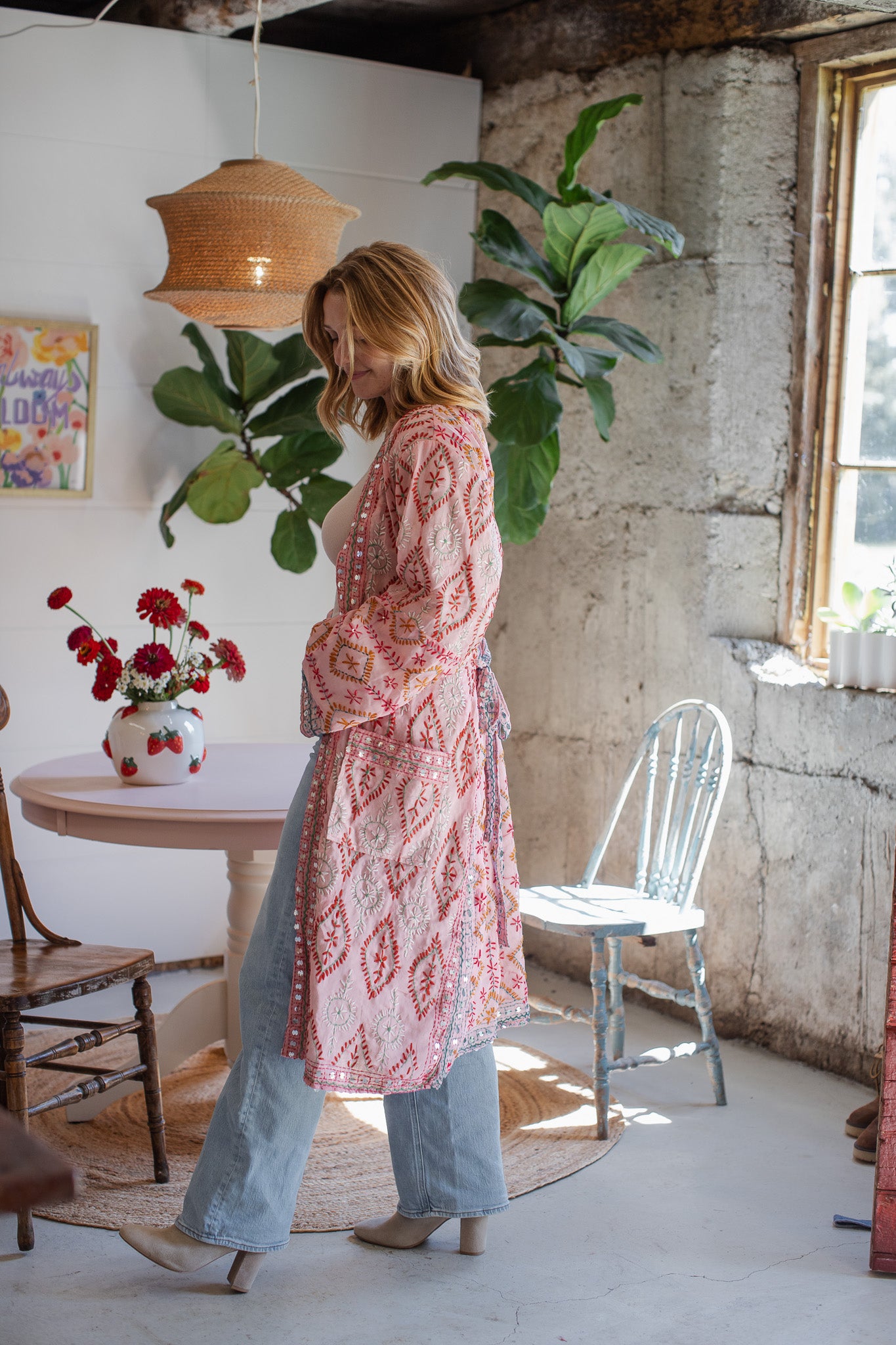 The Saffron Bloom Jacket Long - A