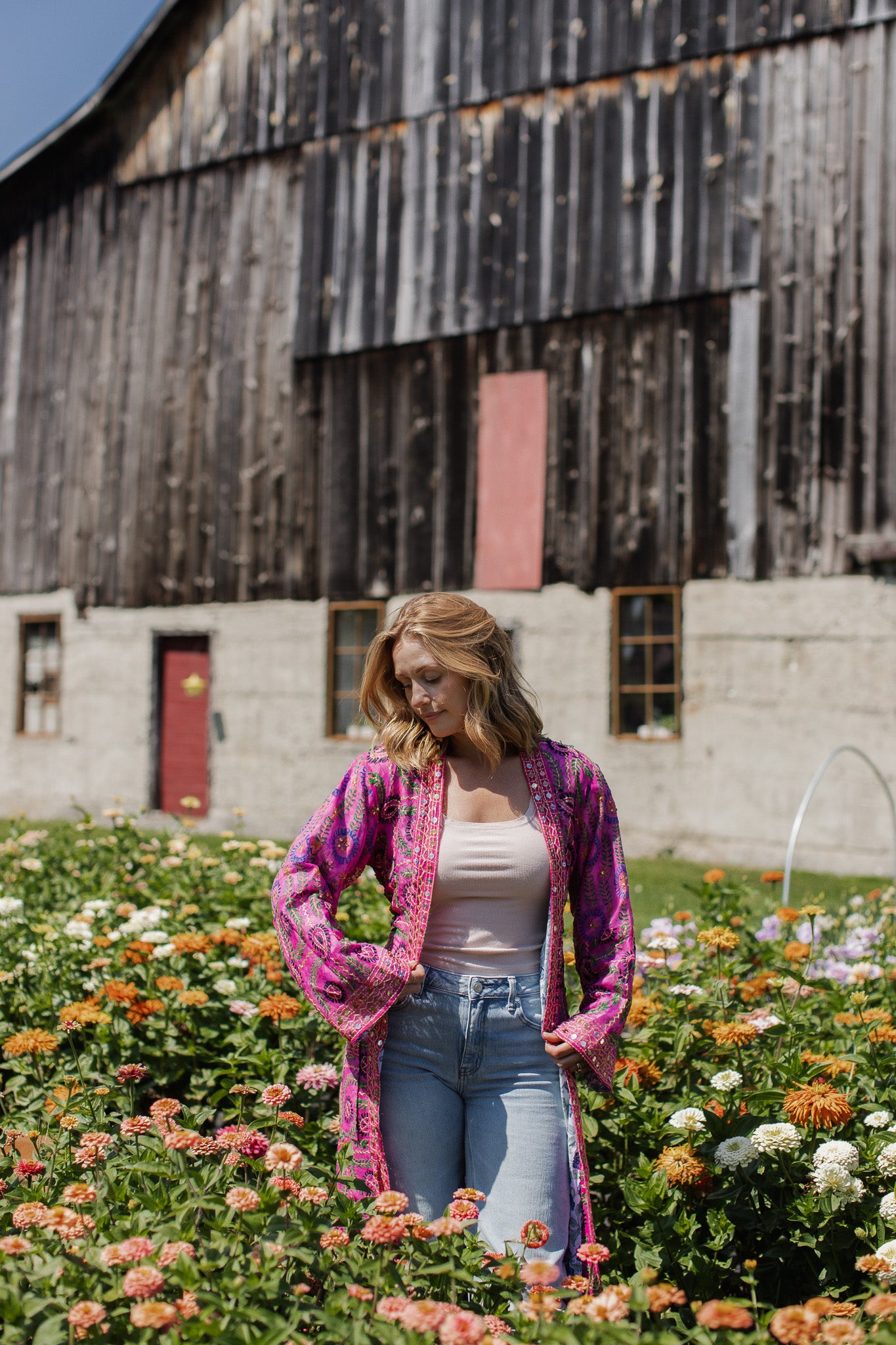 The Saffron Bloom Jacket Long - E