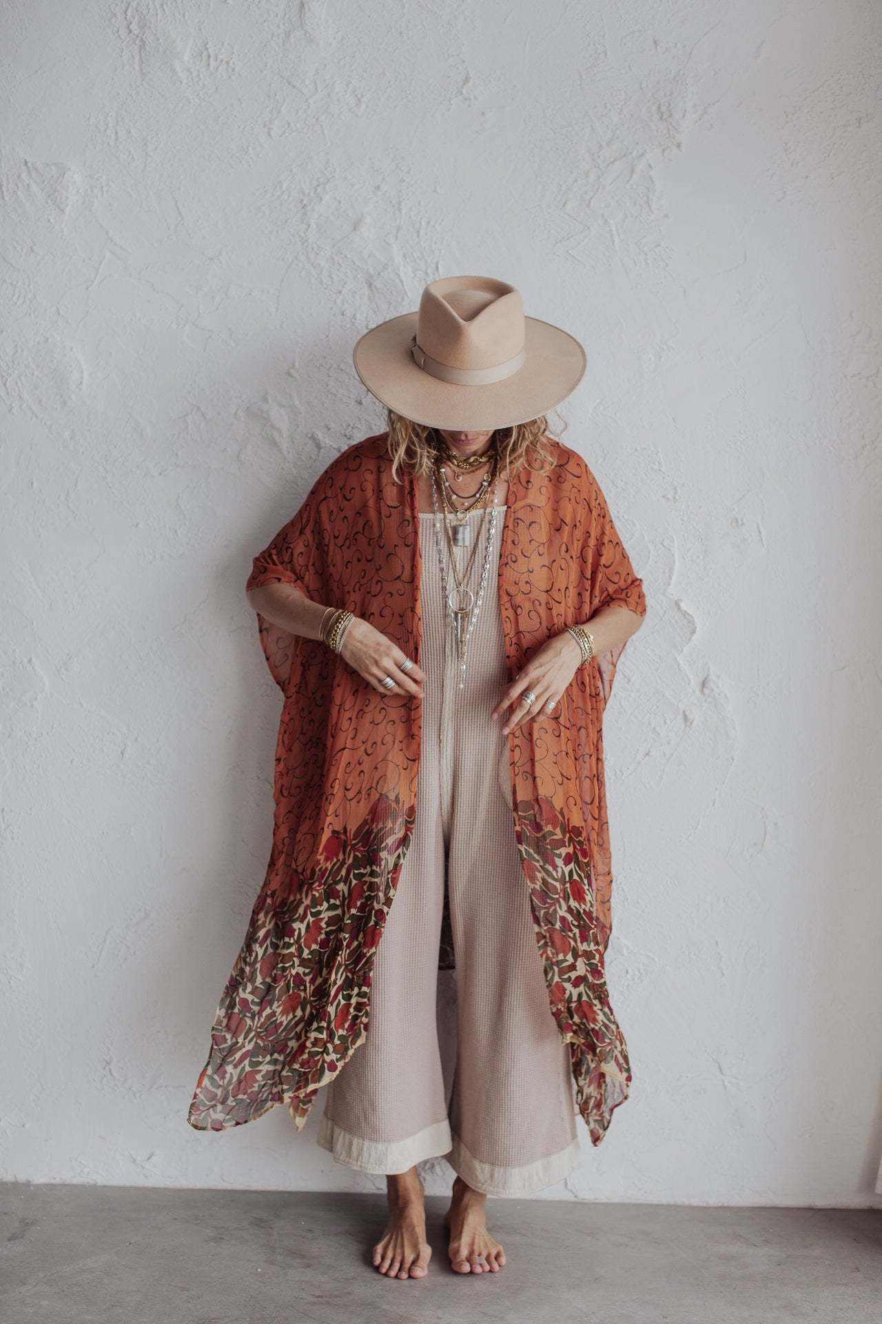 The Loved Textile Sari Duster - 19