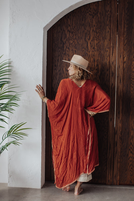 The Loved Textile Sari Duster - 7