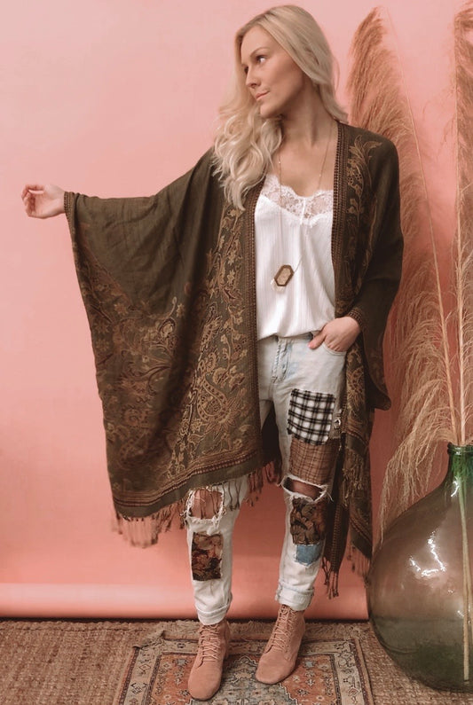 Sunday Morning Kimono - MOSSY