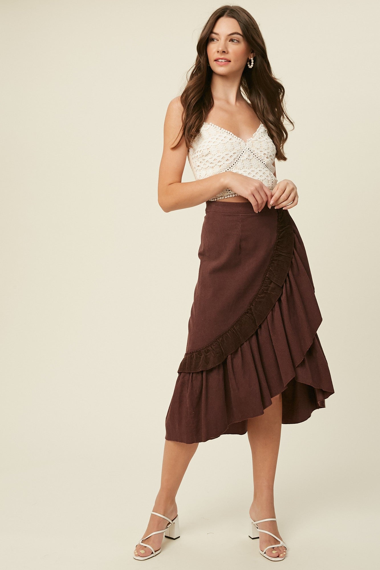 ELLEFLOWER - Olivia Mid Skirt