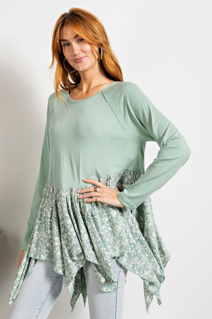 Elleflower - Maraya Printed Top