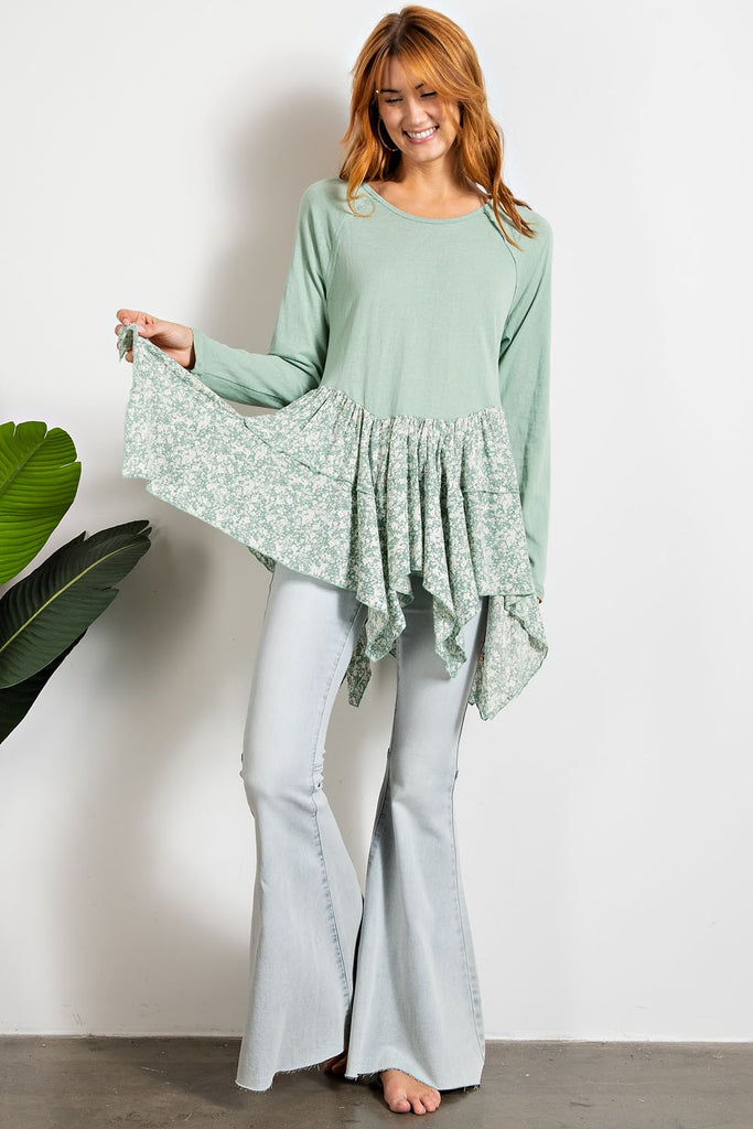 Elleflower - Maraya Printed Top