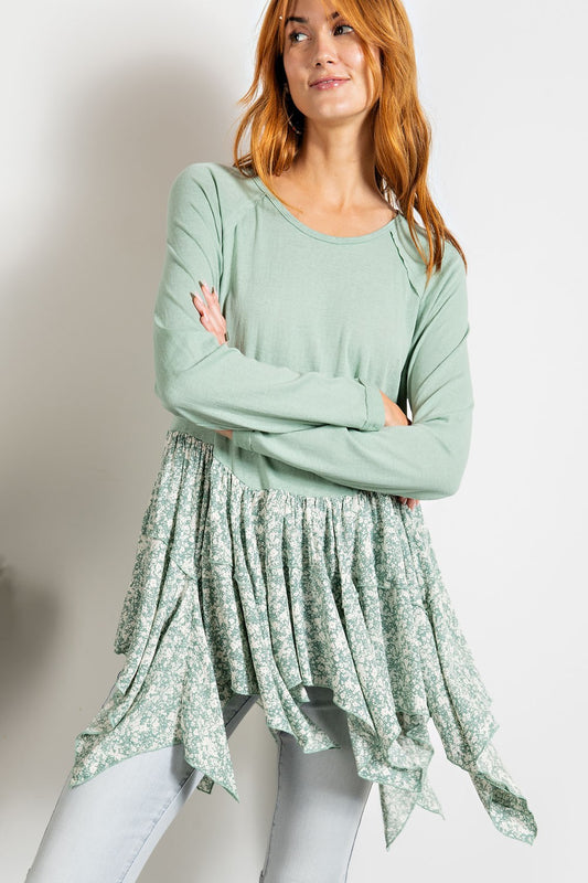 Elleflower - Maraya Printed Top