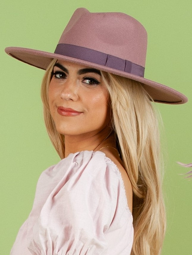 Elleflower - Sahara Rancher Hat - Plum