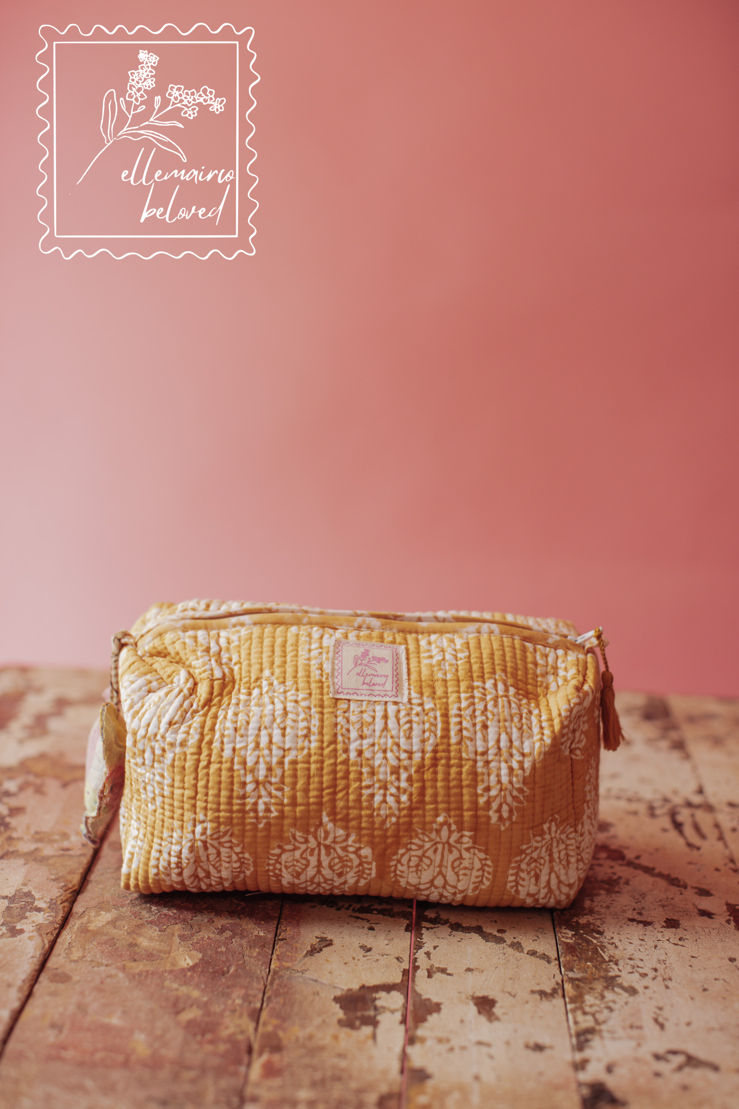 Jaipur Keepsake Cosmetic Bag - Marigold