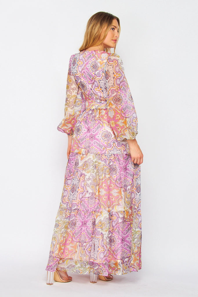 Elleflower - Paisley 70's Maxi