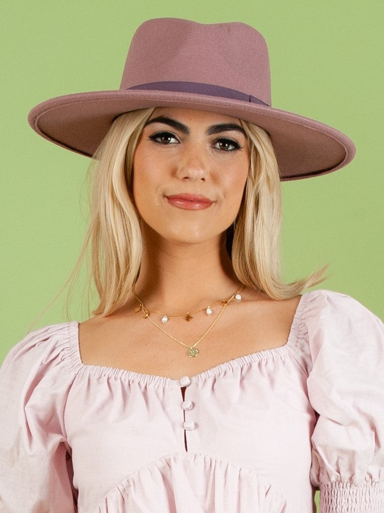 Elleflower - Sahara Rancher Hat - Plum