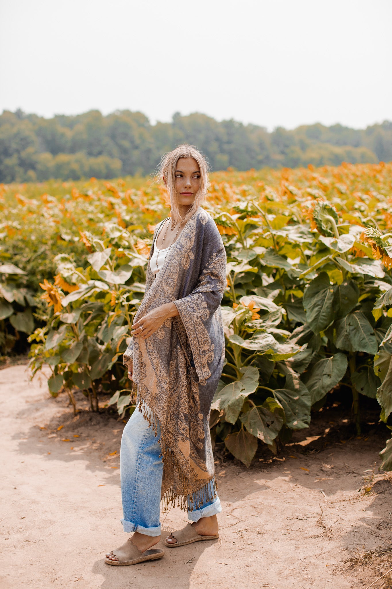 Swan Song Kimono- DOVE