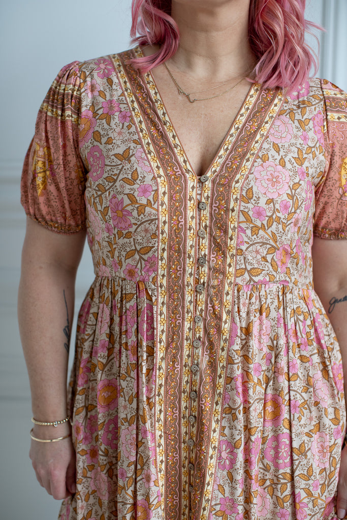 ELLEFLOWER - Sweet Serenade Maxi Dress
