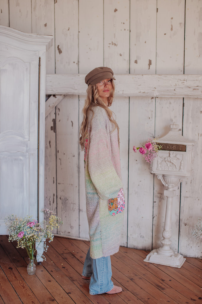 Letters From The Loom - Sherbert Pastel W/ Quilted Patchwork