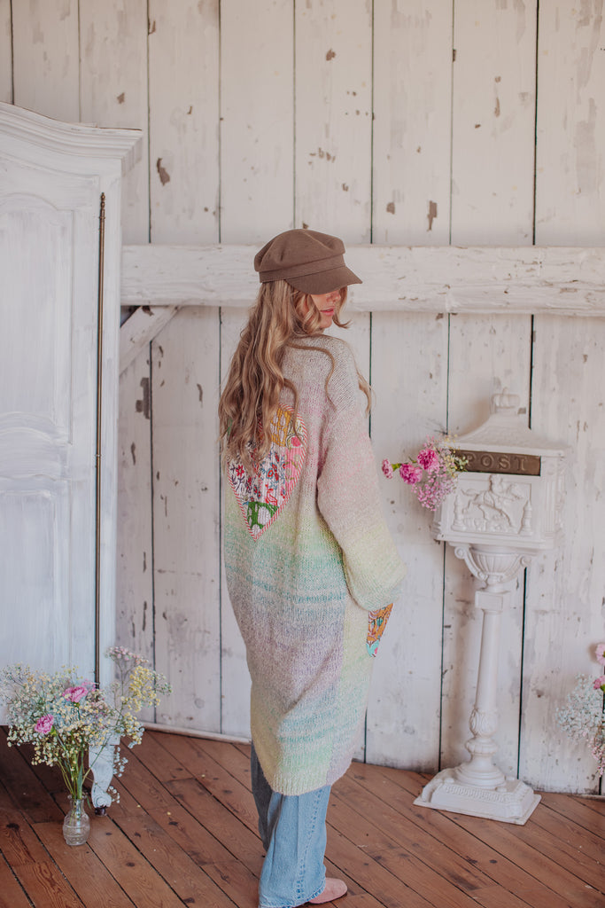 Letters From The Loom - Sherbert Pastel W/ Quilted Patchwork