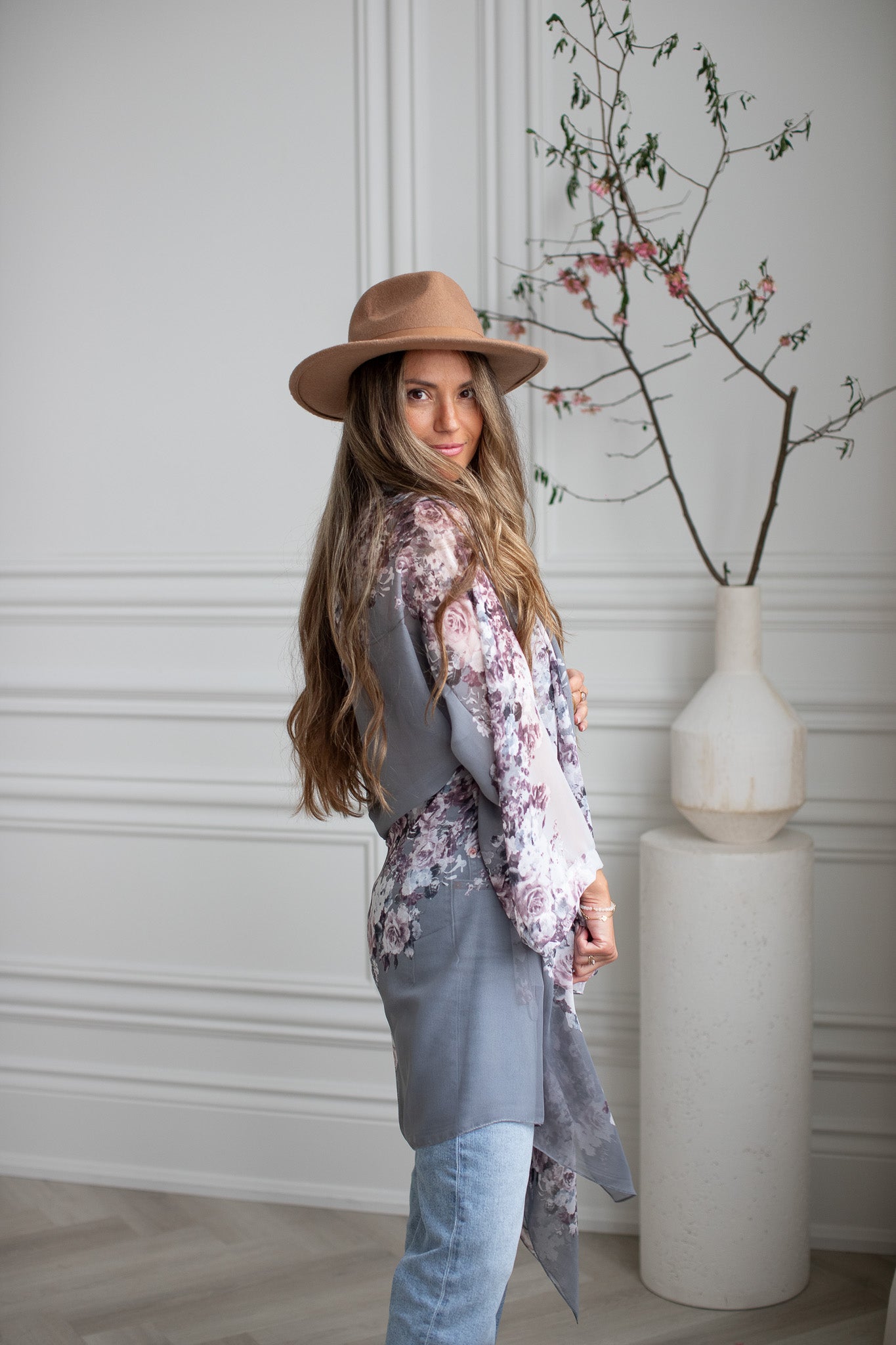 Fleetwood Jacket : smell the flowers - S L A T E