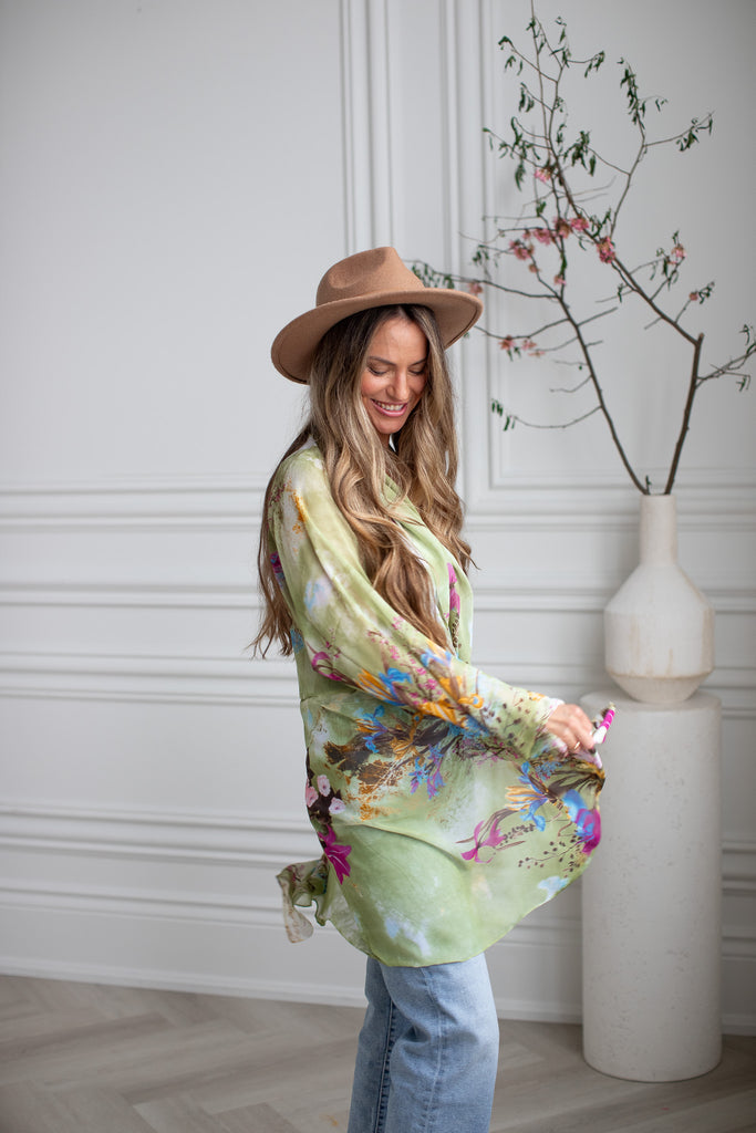 Fleetwood Jacket : flower fields - M O S S Y