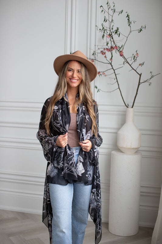 Fleetwood Jacket : wild bloom - M I D N I G H T