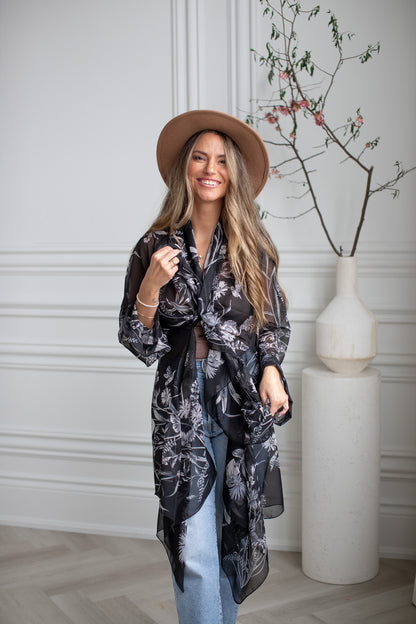 Fleetwood Jacket : wild bloom - M I D N I G H T