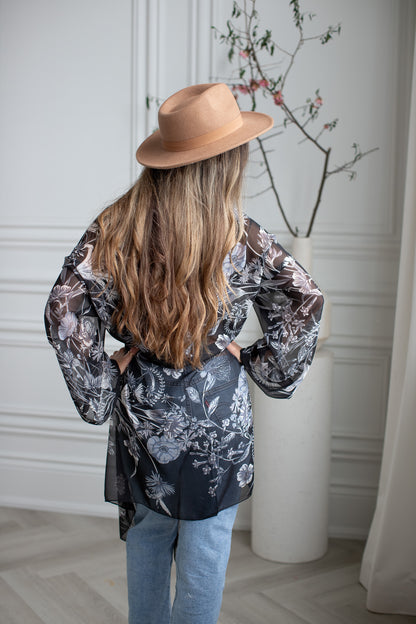 Fleetwood Jacket : wild bloom - M I D N I G H T