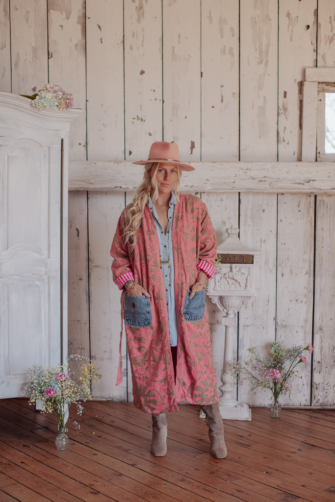 Letters From The Loom - Magic Carpet Jacket W/ Medium Denim