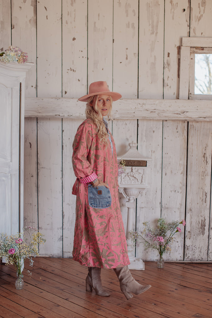 Letters From The Loom - Magic Carpet Jacket W/ Medium Denim