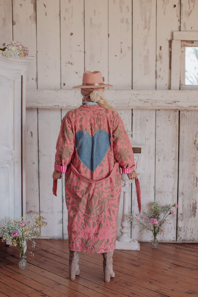 Letters From The Loom - Magic Carpet Jacket W/ Medium Denim