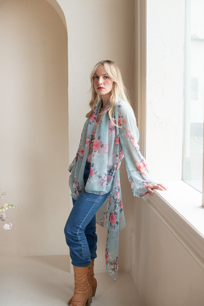 Fleetwood Jacket : hibiscus - S E A F O A M