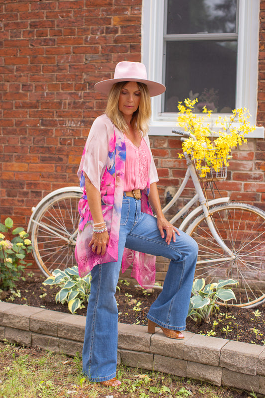Magnolia Kimono- Berry