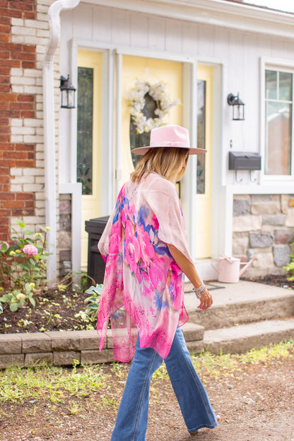 Magnolia Kimono- Berry