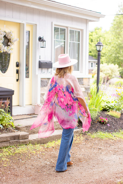 Magnolia Kimono- Berry