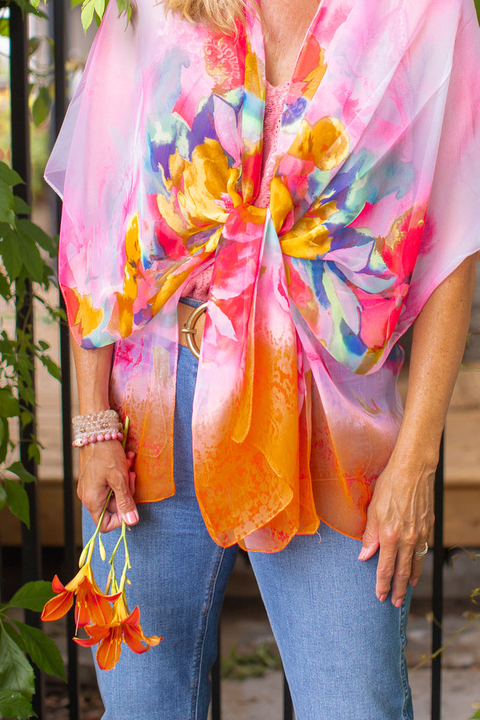 Magnolia Kimono- Sunset