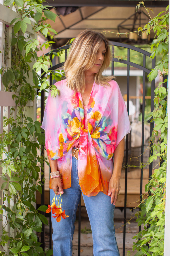 Magnolia Kimono- Sunset