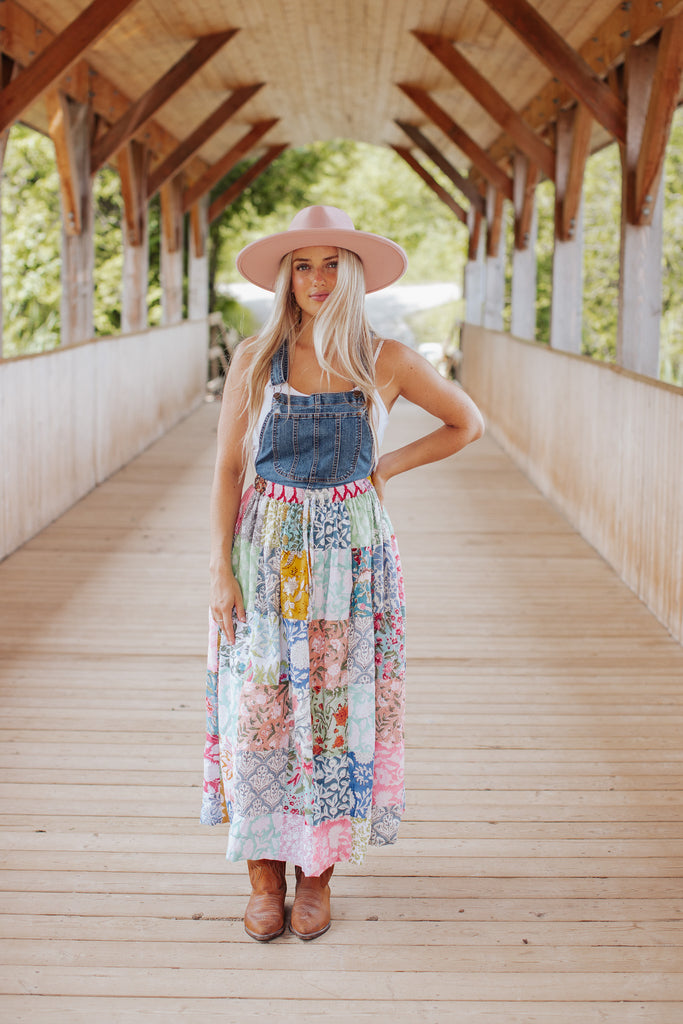 Primrose Patchwork Overall Dress