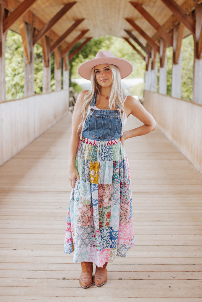 Primrose Patchwork Overall Dress