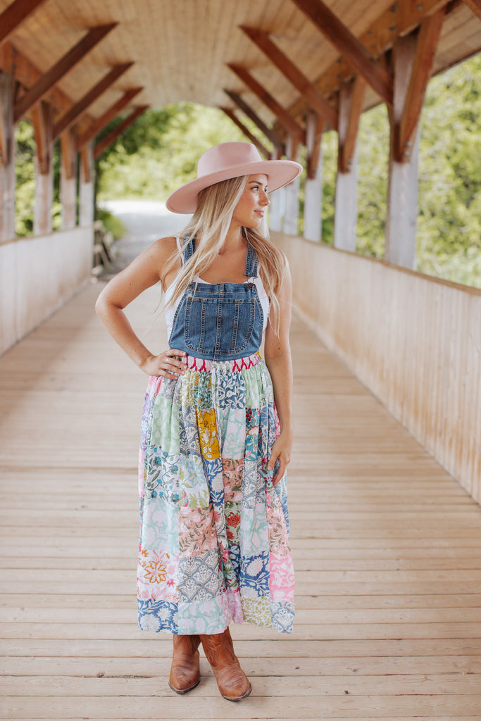 Primrose Patchwork Overall Dress