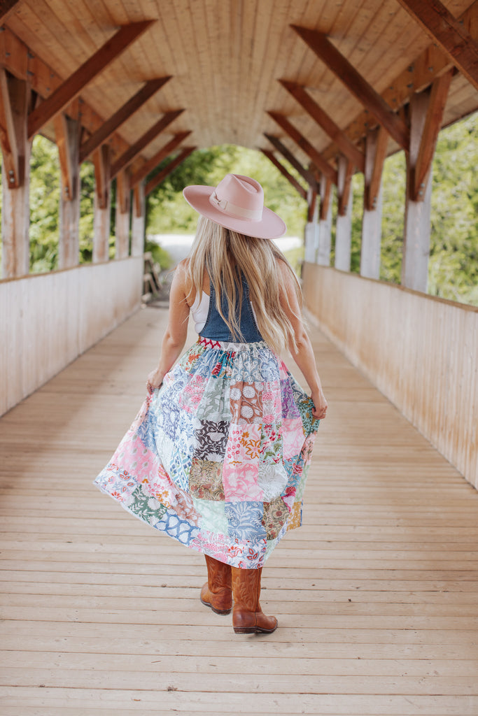 Primrose Patchwork Overall Dress