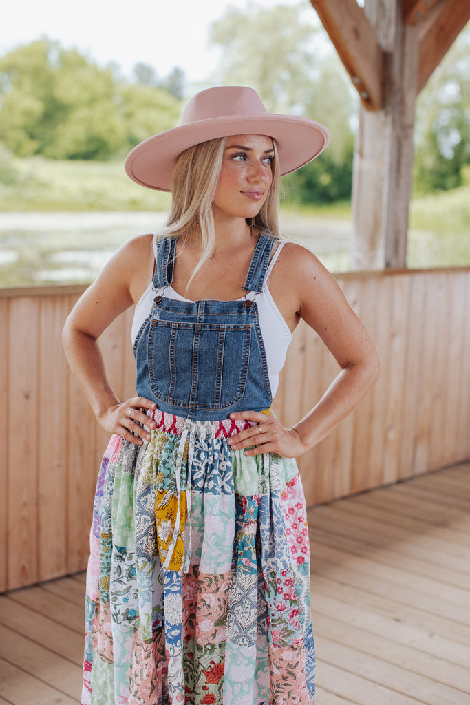 Primrose Patchwork Overall Dress