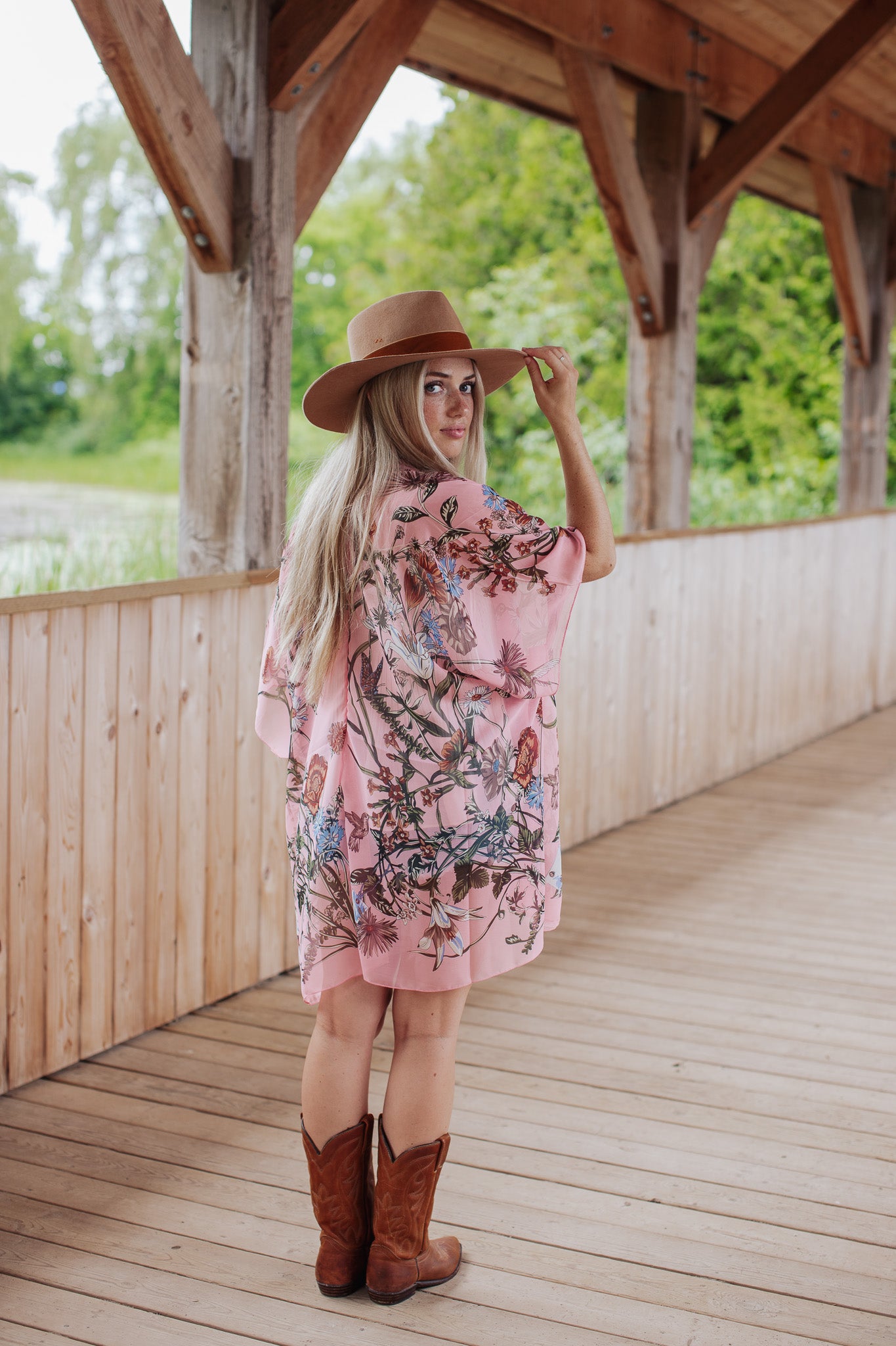 Wild Bloom Kimono - P I N K Y