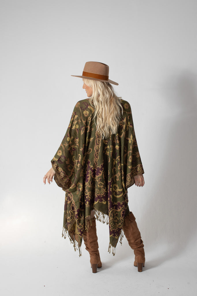 Rosewood Kimono - Olive