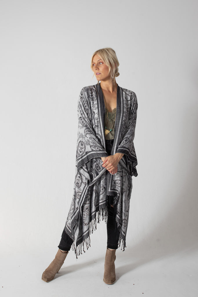Quartz Kimono - Smokey
