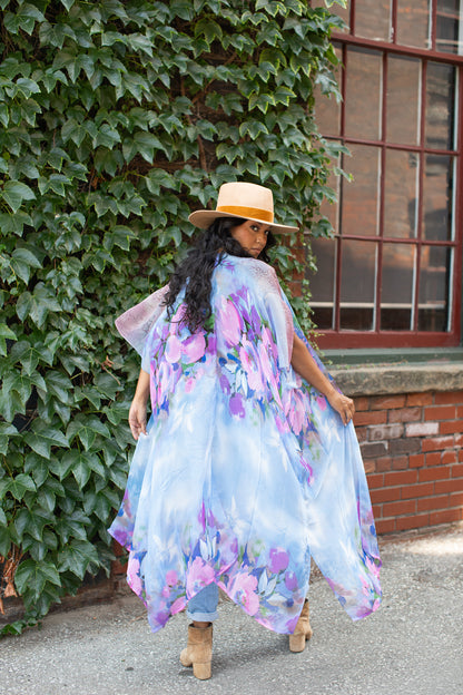 Duster Kimono - Magnolia- PERIWINKLE