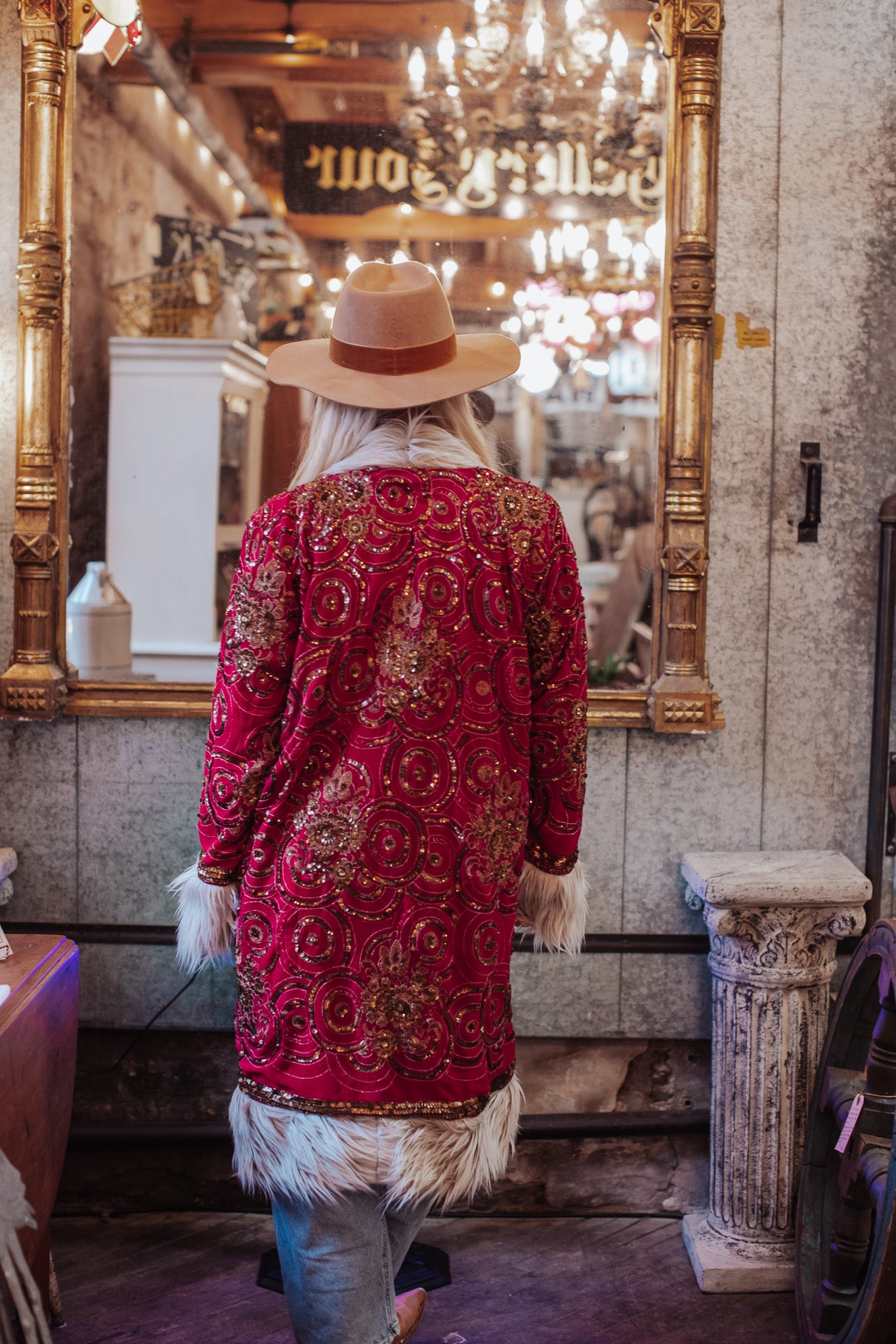 Sagittarius Jacket Long - Rose Petal