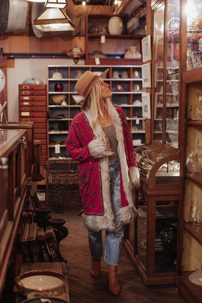 Sagittarius Jacket Long - Rosé Solstice