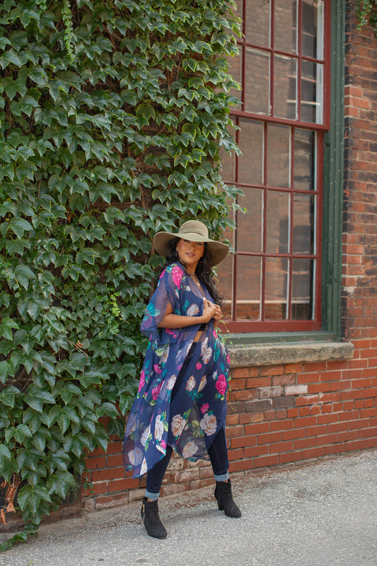 Duster: Spell Kimono - NAVY