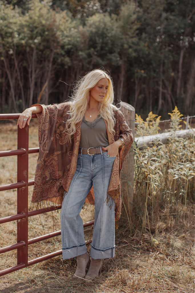 Meadowlight Kimono - Sablewood
